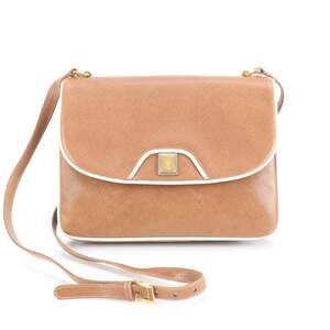 Gucci Old Leather Shoulder Bag Crossbody Brown Women's